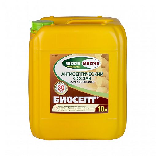 Антисептик для дерева Woodmaster Биосепт, 10 л фото