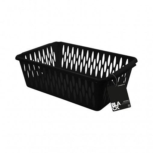 Корзина Keeplex Black M, 30 x 19,5 x 9,5 см, черная фото