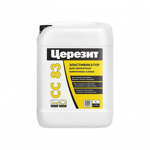 Эластификатор цементных растворов Церезит (Ceresit) СС 83, 5 л фото