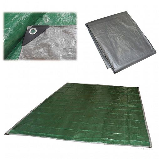 Тент хозяйственный универсальный Ecos, 3 x 4 м, плотность 100 г/м² фото