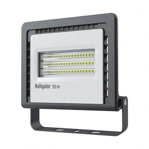 Прожектор светодиодный LED Navigator, 50 Вт, 6500 K, IP65, черный фото