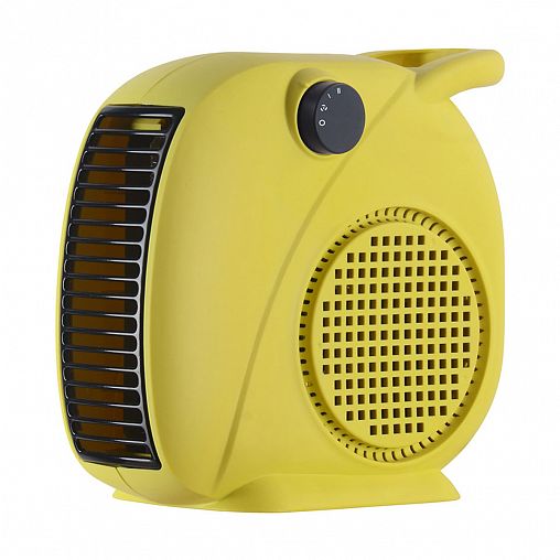 Тепловентилятор настольный Engy EN-501, 2 режима, 2000 Вт, желтый фото