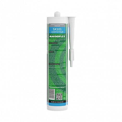 Герметик силиконовый санитарный Makroflex SX101 2646769, 290 мл, бежевый фото