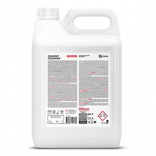 Очиститель после ремонта Grass Cement Cleaner, кислотный, 5,5 кг фото
