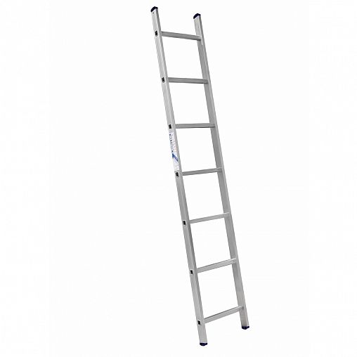 Лестница приставная односекционная Alumet H1 5107, алюминиевая, 7 ступеней, 1,97 м фото