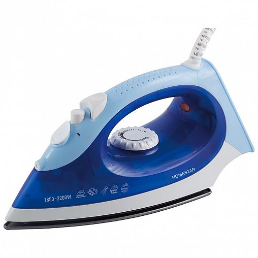 Утюг Homestar HS-4002А, 2200 Вт, подошва тефлоновая, синий фото