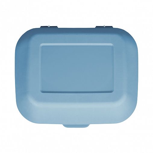 Контейнер для мусора Spin&Clean Step, с педалью и внутренним ведром, 15 л, небесный фото