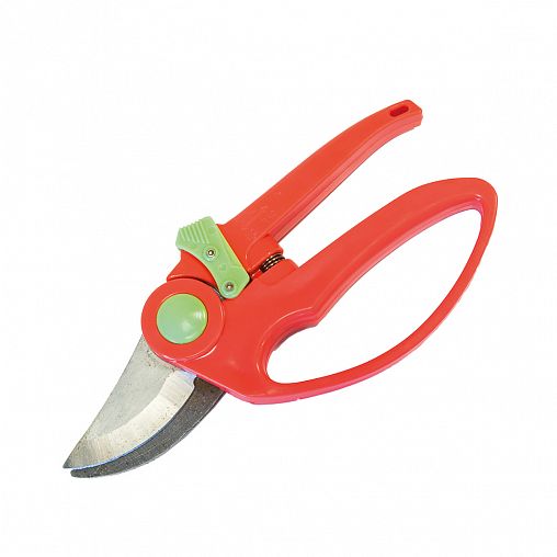 Секатор с защитной дугой Feona, пластиковые рукоятки, 200 мм фото