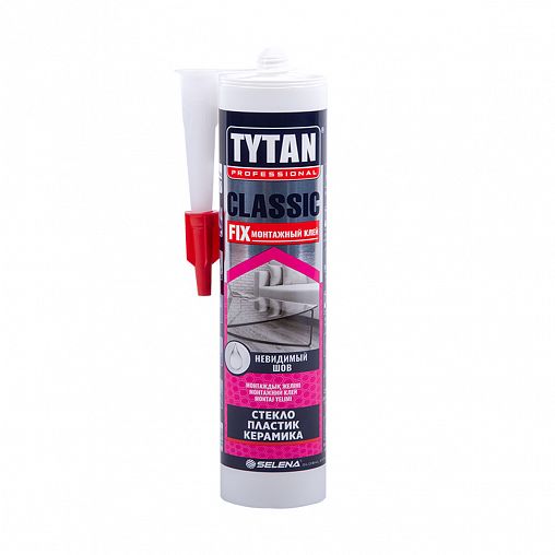 Клей монтажный Tytan Professional Classic Fix, 310 мл, прозрачный фото