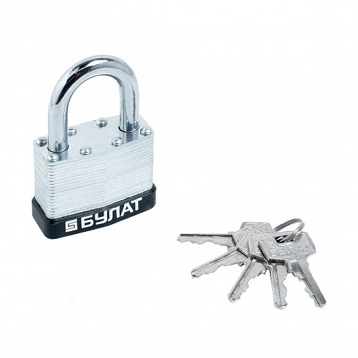 Замок навесной Булат ВС 0150, d 9 мм, 5 ключей фото