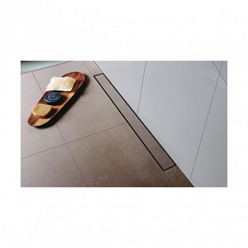 Трап линейный для душа Berges С1 Norma 600, S-сифон, нержавеющая сталь, 600 мм, матовый хром фото