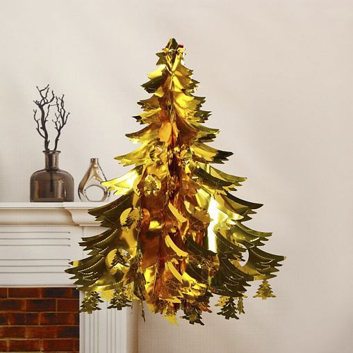 Украшение декоративное новогоднее Зимнее волшебство Елка, 59 x 23 см фото