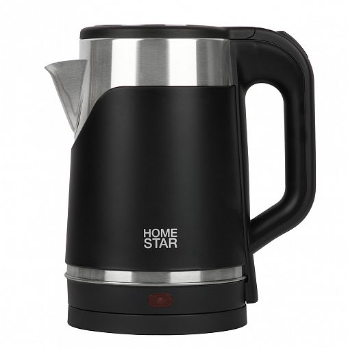 Чайник электрический HomeStar HS-1043, 1,7 л, черный фото