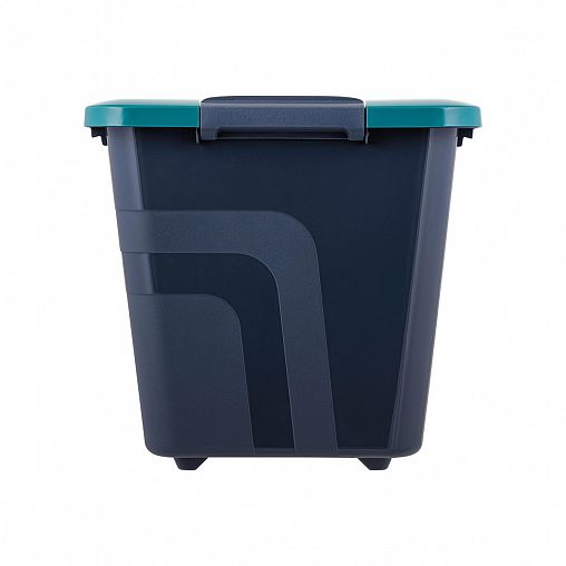 Ящик для хранения Plast Team Bergen Fjord, с лотком и ручкой, 18 л, вулканический базальт фото