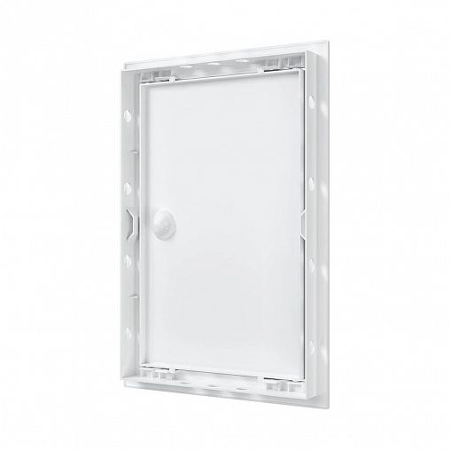 Люк-дверца ревизионная Evecs Л2030Р, ABS-пластик, с ручкой, с фланцем 196 x 296 мм, 218 x 318 мм фото
