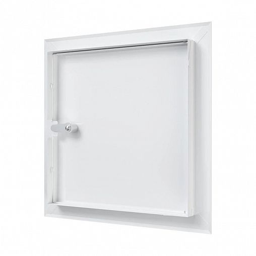 Люк-дверца ревизионная Evecs ЛТ2020МЗп, стальная с замком, с фланцем 200 x 200 мм, 260 x 260 мм фото