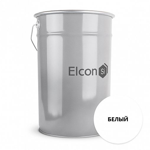 Грунт-эмаль по ржавчине 3 в 1 Elcon, 25 кг, RAL 9003, белая фото
