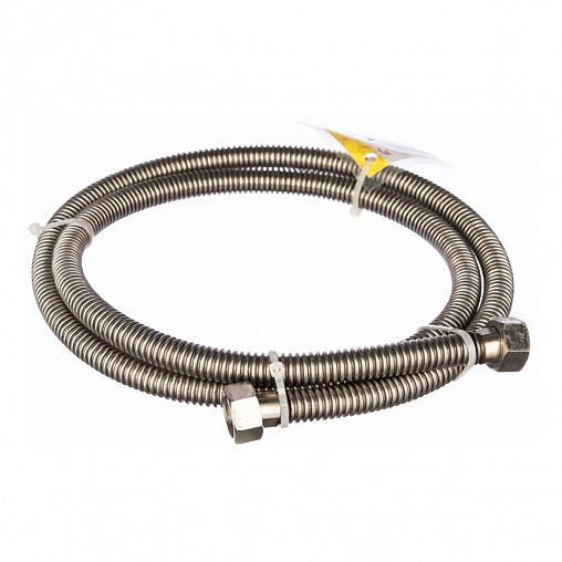 Сильфонная подводка для газа из нержавеющей стали Elka 1/2", 400 см, гайка-гайка фото