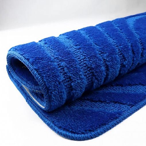Коврик в ванную L Cadesi Lemis, полипропилен, 50 x 80 см, синий фото