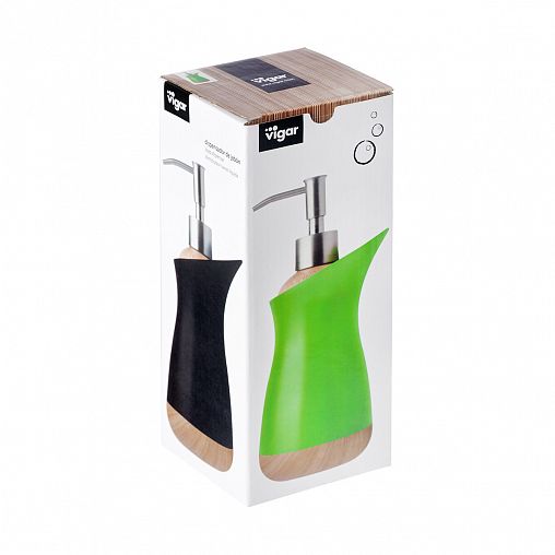 Дозатор для жидкого мыла Vigar Ofuro, зеленый фото