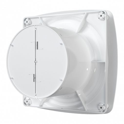 Вентилятор осевой вытяжной DiCiTi Rio 5C Matt white D125, с обратным клапаном фото