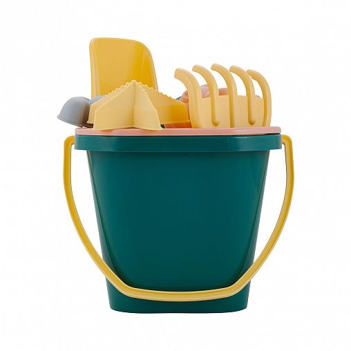 Игрушки для песочницы Lalababy Follow Me Изумрудный город, набор 8 предметов фото