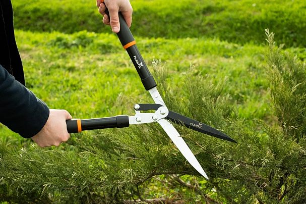 Ножницы для живой изгороди Plantic by Fiskars PRO380, 595 мм фото