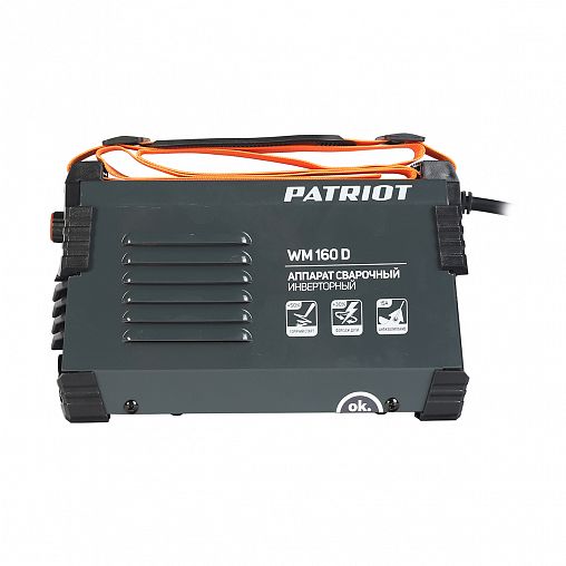 Аппарат сварочный инверторного типа Patriot WM160D MMA, 6800 Вт фото