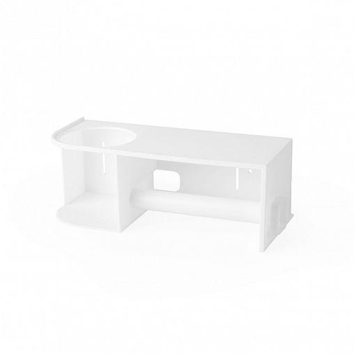 Держатель для туалетной бумаги и освежителя воздуха Альтернатива, настенный, белый фото