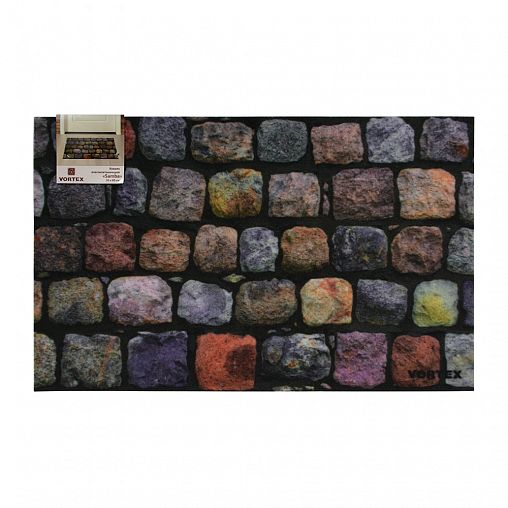 Коврик придверный Vortex Samba Мостовая, влаговпитывающий, 50 x 80 см фото