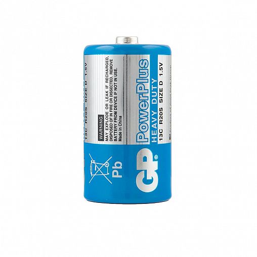 Батарейка GP Powerplus 13CEBRA-2S2, тип D, 2 шт фото
