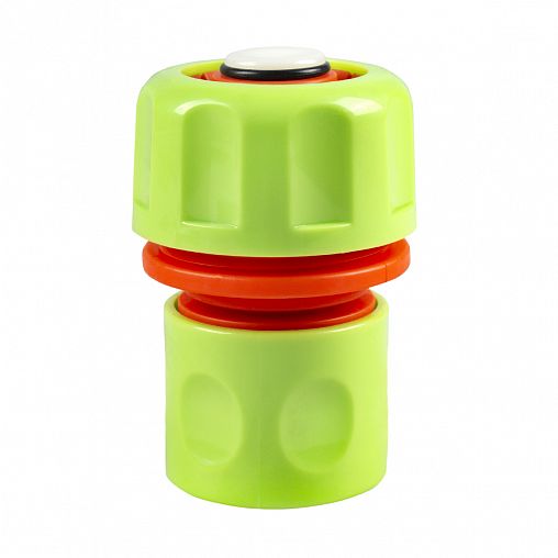 Соединитель для шлангов Feona, с автостопом, 1" фото