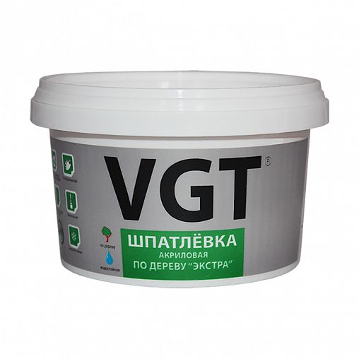 Шпатлевка по дереву VGT Экстра, акриловая, 50 кг, сосна фото