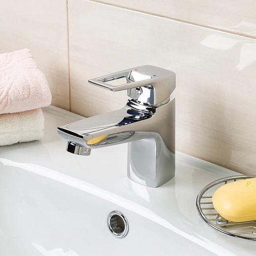 Смеситель для раковины с коротким изливом Milardo Atlantic ATLSB00M01, однорычажный, хром фото