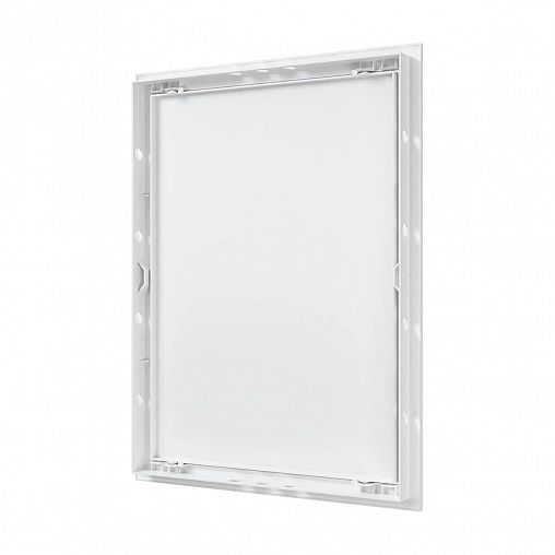 Люк-дверца ревизионная Auramax AD3040, пластик, нажимная, с фланцем 296 x 396 мм, 318 x 418 мм фото