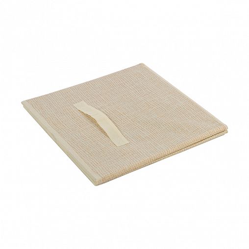 Короб для хранения Leonord, 30 x 30 x 30 см, бежевый фото