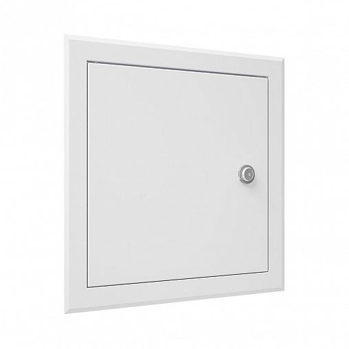 Люк-дверца ревизионная Evecs ЛТ3030МЗп, стальная с замком, с фланцем 300 x 300 мм, 360 x 360 мм фото