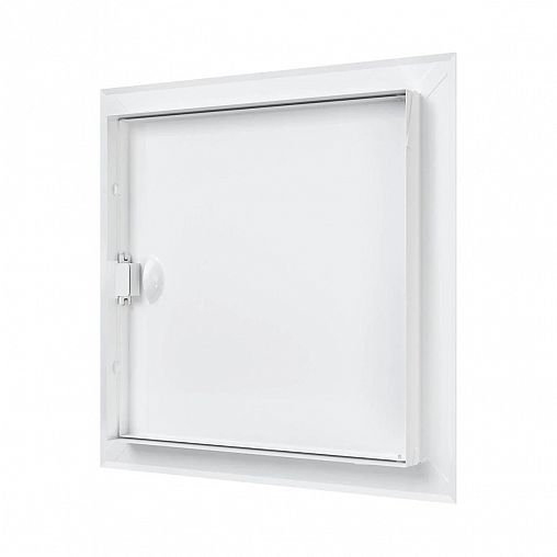 Люк-дверца ревизионная Evecs ЛТ3030Мп, стальная на магните, с фланцем 300 x 300 мм, 360 x 360 мм фото