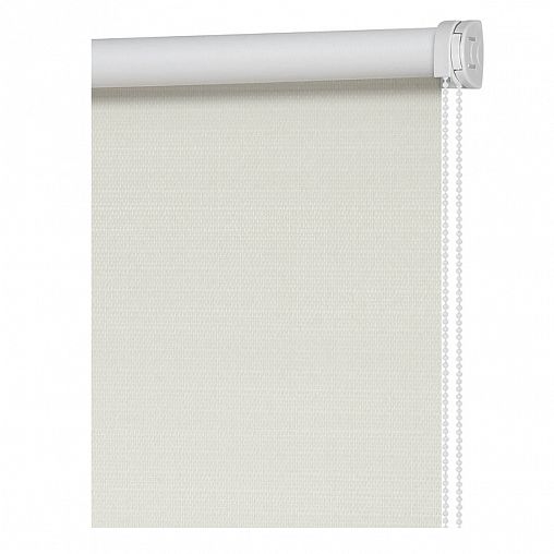 Рулонная штора Decofest Шалюр Молочный, блэкаут, миниролл, 90 x 160 см фото