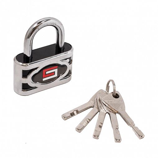 Замок навесной Булат ВС 3-П60 ПЛ, d 8 мм, 5 ключей фото