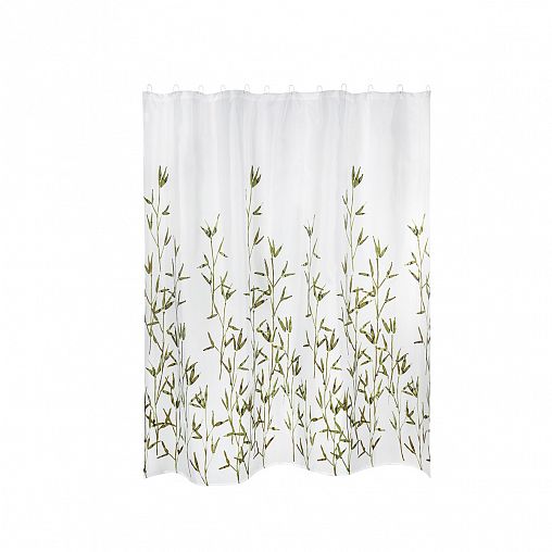 Штора для ванной Рыжий кот Бамбук SC-PE-55, 180 x 180 см фото