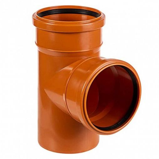 Тройник канализационный Lammin, наружный монтаж, 160 x 160/87,5° фото