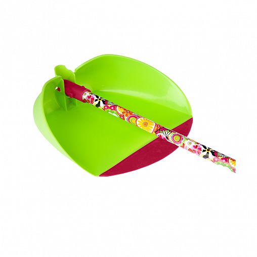 Совок для мусора с длинной ручкой Vigar Citric Red фото