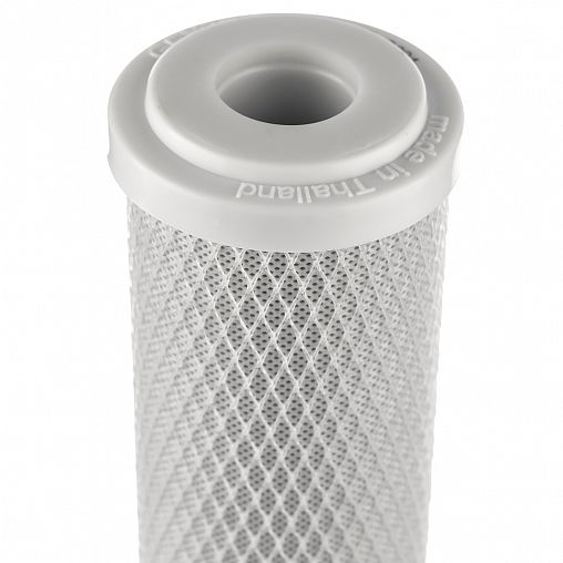 Угольный картридж для очистки воды Гейзер CBC 0,6-10SL Карбон Блок, Slim Line 10" фото