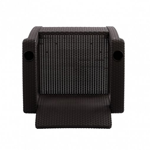 Кресло Альтернатива Ротанг плюс, 73 x 70 x 79 см, мокко фото Кресло Альтернатива Ротанг плюс, 73 x 70 x 79 см, мокко фото