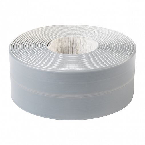 Самоклеящаяся бордюрная лента для ванн Аккурат, 38 мм x 3,35 м, серая фото