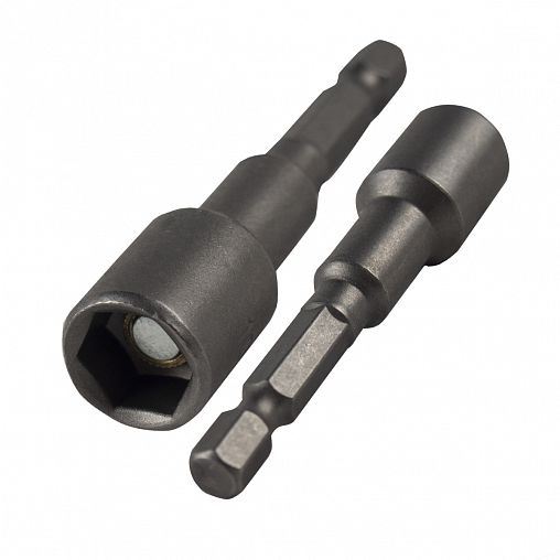 Биты с торцевыми головками Кедр, 10 x 65 мм, 2 шт фото