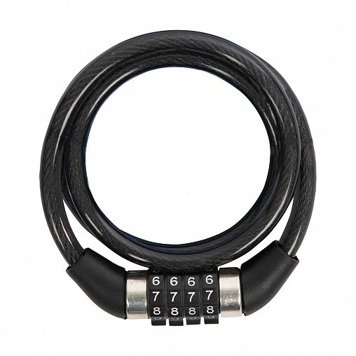 Замок велосипедный кодовый Park, 8 x 800 мм фото