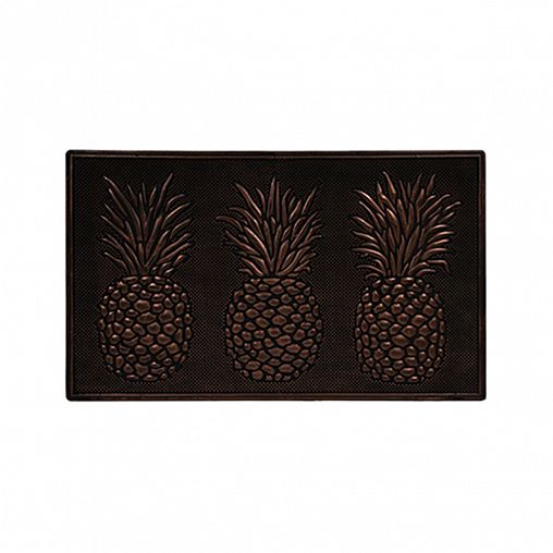 Коврик придверный резиновый Vortex Ананасы, 45 x 75 см фото