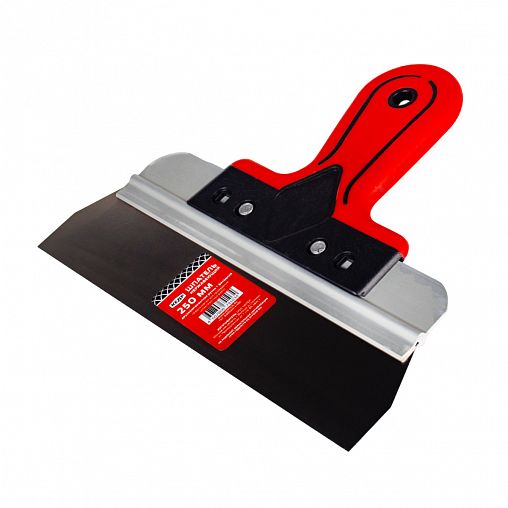 Шпатель фасадный Кедр, нержавеющая сталь, двухкомпонентная ручка, 250 мм фото